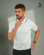 The Executive Ivory White Polo - Image 3