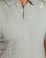 The Noble Texture Polo – Stone Beige - Image 2