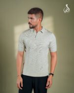 The Noble Texture Polo – Stone Beige - Image 3