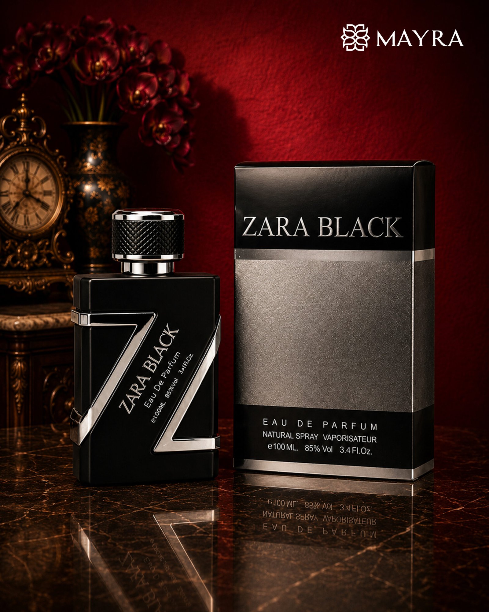 Artboard 4@2x-100 Zara Black Eau De Perfum – 100ML - Image 1